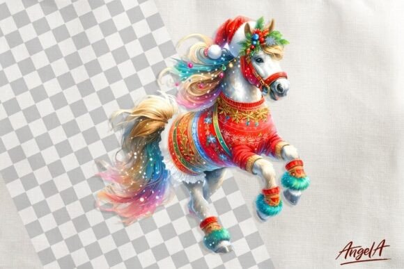 Christmas Clipart & Cute Horse Illustrations Review