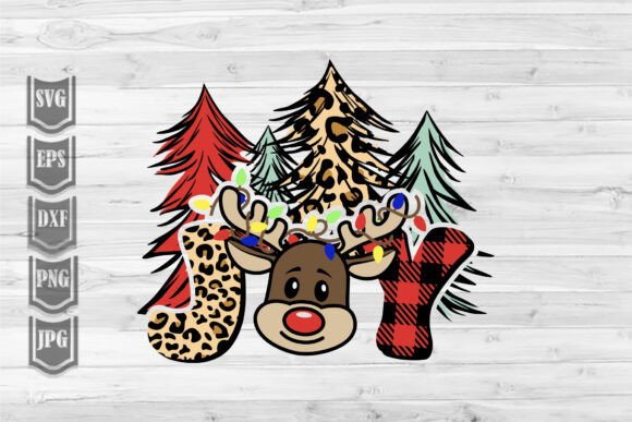 Christmas JOY Reindeer Illustrations Review