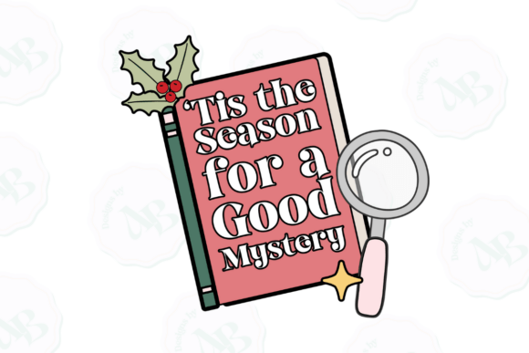 Christmas Mystery Bookish PNG: Illustrations