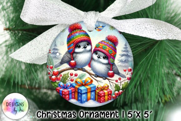 Cute Christmas Birds: Festive Illustrations