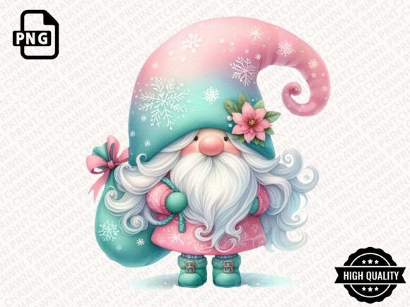 Cute Christmas Gnome Clipart PNG: Illustrations Review