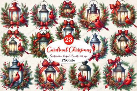 Festive Red Cardinal Christmas Clipart: A Designer’s Review of Illustrations