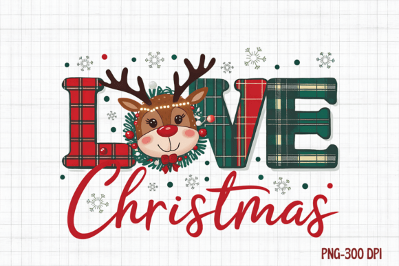 Plaid Christmas Sublimation Quotes & Illustrations