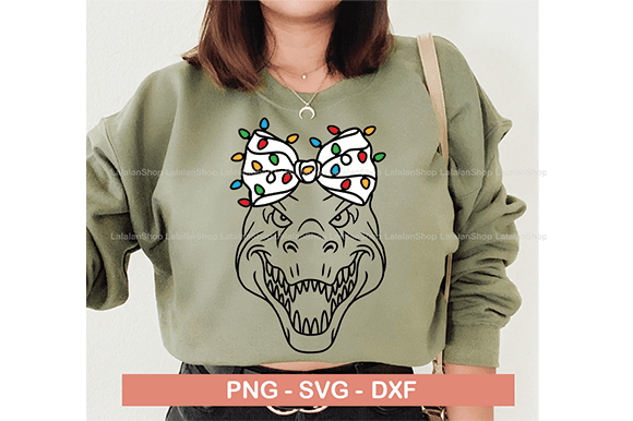 Review: Christmas Light Coquette Bow Png, T-rex Illustrations