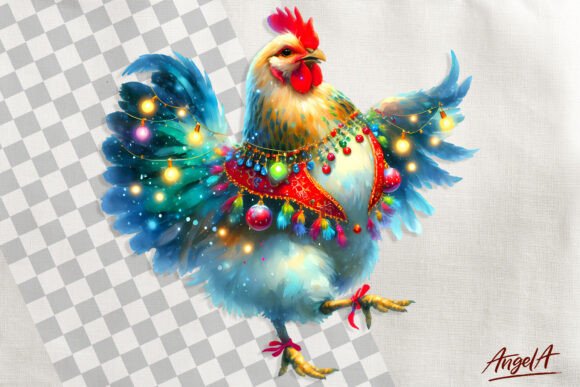 Review: Christmas & Rooster Clipart Illustrations