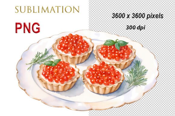 Snack PNG Watercolor Christmas Illustrations Review